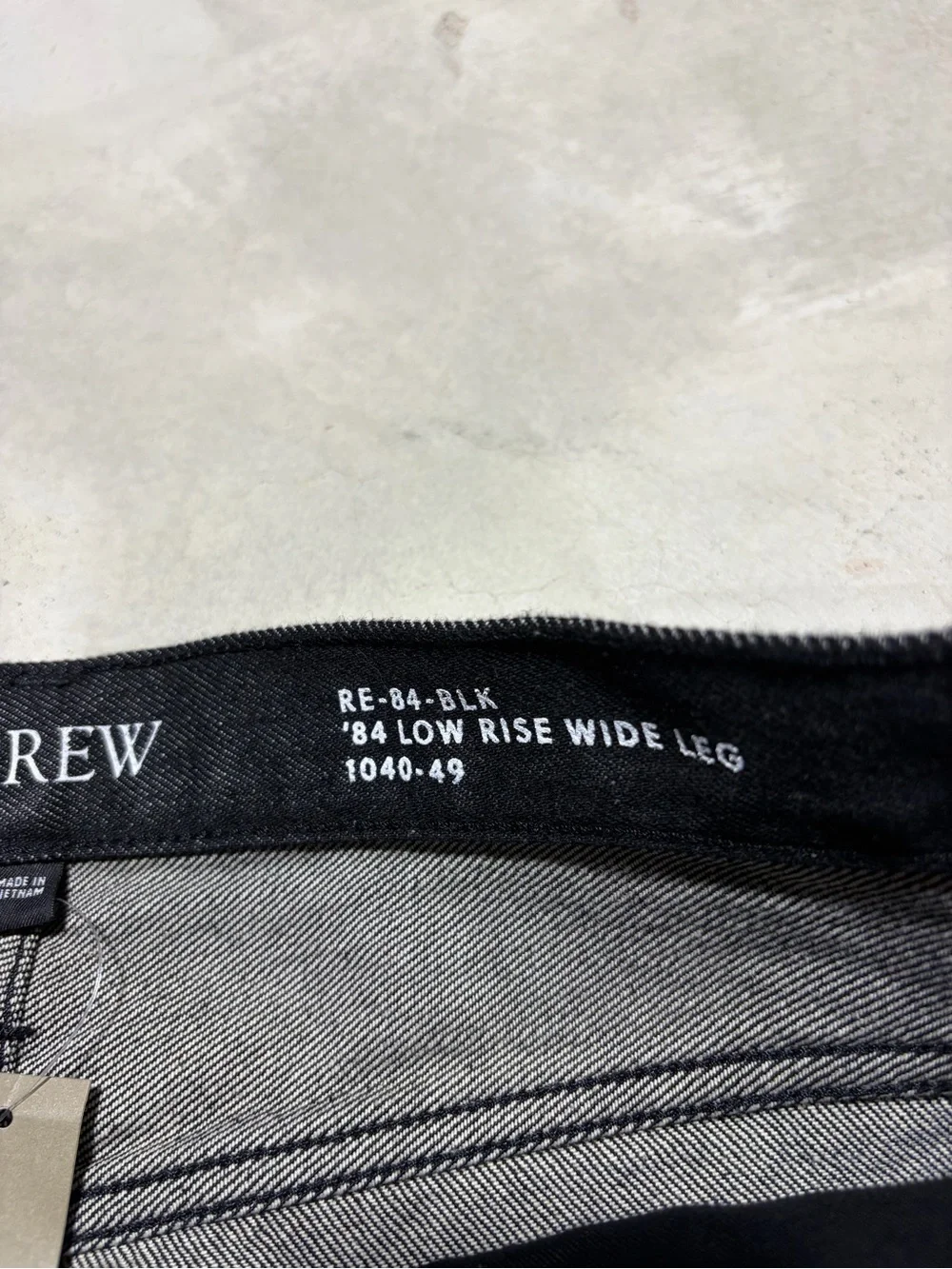 J. Crew NWT ‘84 low rise wide leg Dark Wash Jeans 27P